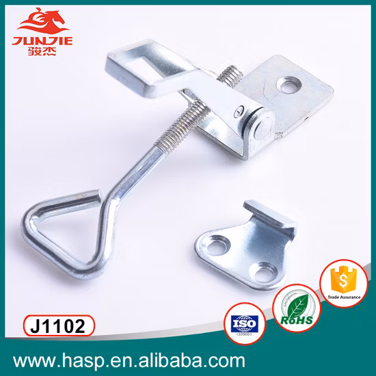 Abrazadera de pestillo de palanca chapada en zinc ajustable de acero inoxidable para todos los sistemas de hardware de caja